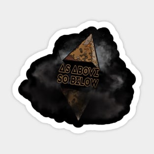 As Above So Below V2 Sticker